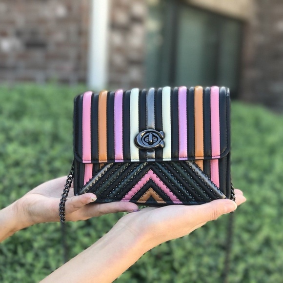 Coach Handbags - Coach Bowery Colorblock Ladies Small Leather Cross